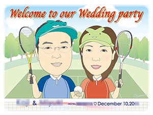 WB フェイス ＜特注＞ テニス